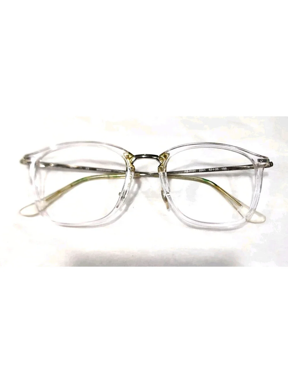 Ray Ban RB7164 2001 Clear Square Eyeglasses 52-20 150
